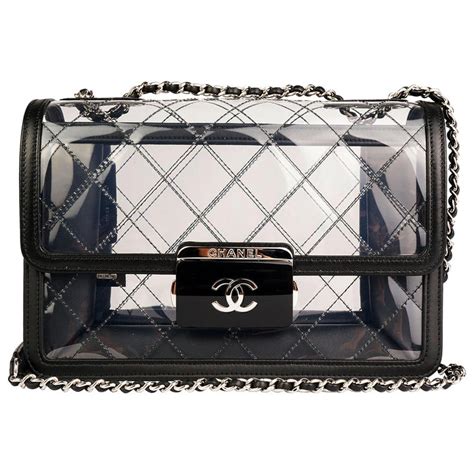 chanel bags images with prices|Chanel transparent bag.